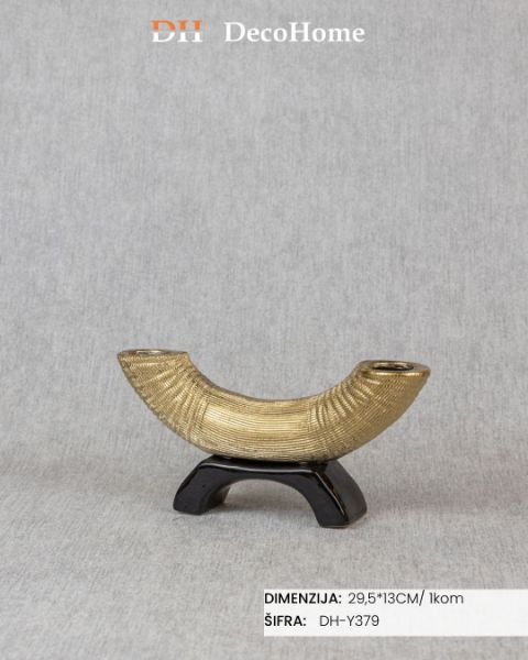 Slika Dekorativni zlatni ukras 29.5*13cm  / 1kom - DH-Y379