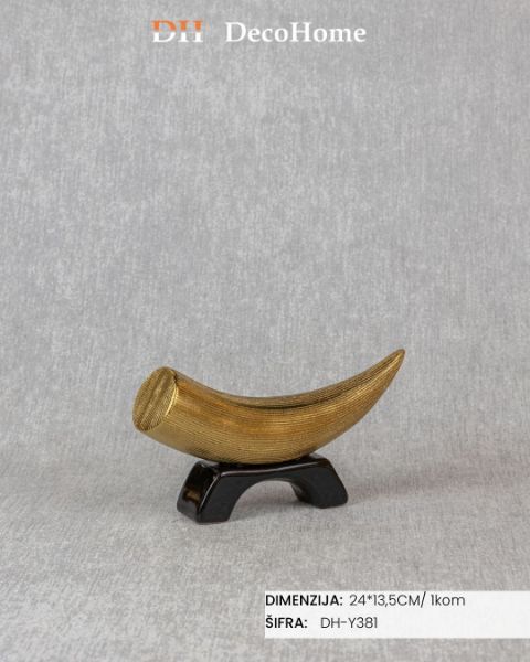 Slika Dekorativni zlatni ukras 24*13.5cm  / 1kom - DH-Y381