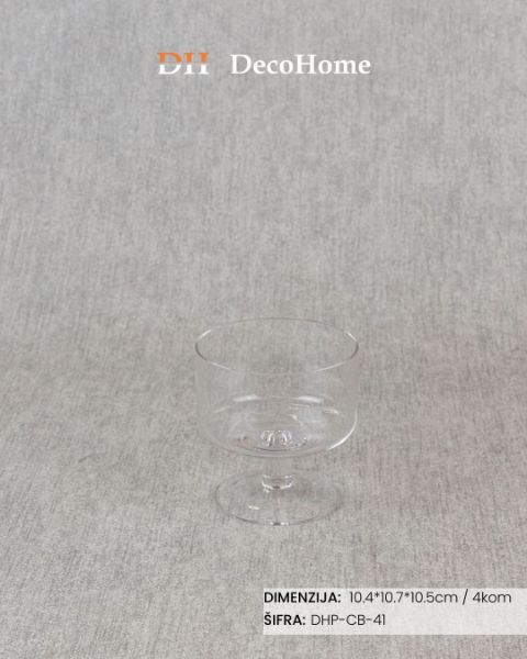 Picture of Staklene činije 10.4*10.7*10.5cm / 4kom - DHP-CB-41