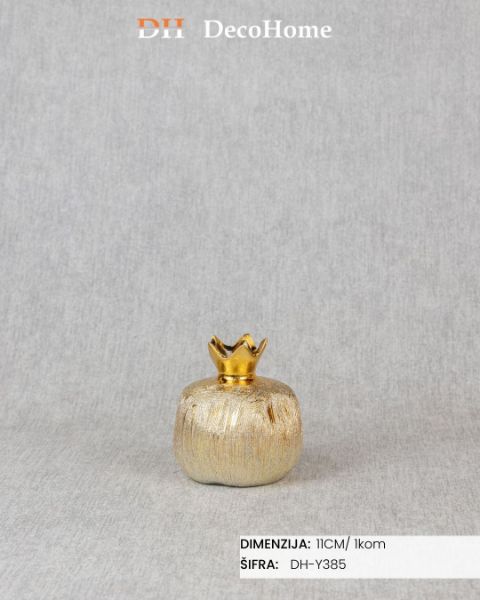 Slika Dekorativni zlatni ukras 11cm / 1kom - DH-Y385