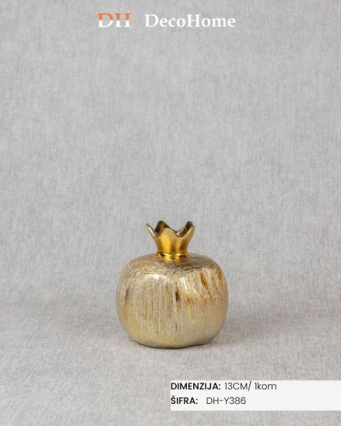 Slika Dekorativni zlatni ukras 13cm / 1kom - DH-Y386