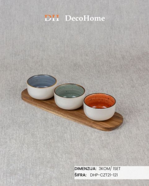 Slika Porcelanske činije 3+1kom - DHP-CZT21-121