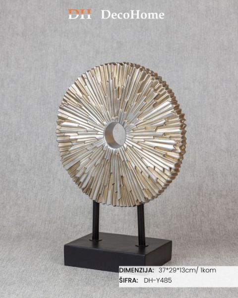 Slika Keramički ukras srebrni 37*29*13cm / 1kom - DH-Y485