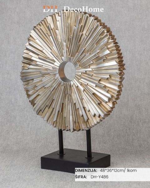 Slika Keramički ukras srebrni 48*36*12cm / 1kom - DH-Y486