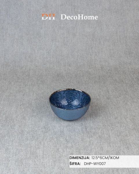 Slika Staklena činija 12,5*6cm / 1kom - DHP-WY007