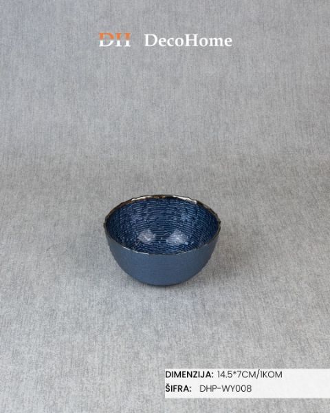 Slika Staklena činija 14,5*7 / 1kom - DHP-WY008