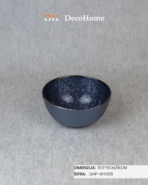 Slika Staklena činija 19,5*9 / 1kom - DHP-WY009