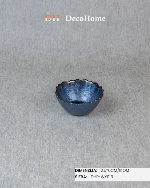 Slika Staklena činija 12,5*6cm / 1 kom - DHP-WY013