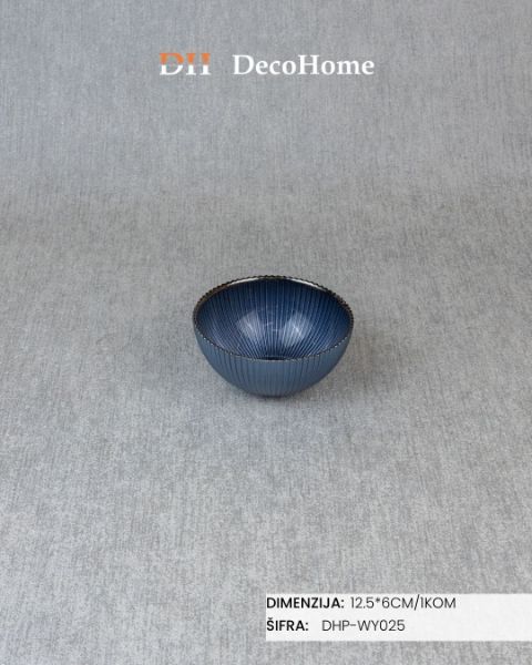 Slika Staklena činija 12,5*6cm / 1kom - DHP-WY025