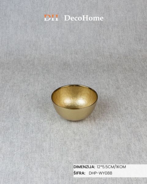 Slika Staklena činija 12*5,5cm / 1kom - DHP-WY088