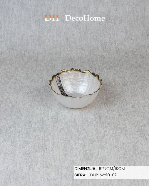 Slika Staklena činija 15*7cm / 1cm - DHP-WY10-07