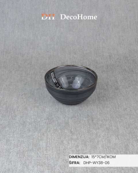 Slika Staklena činija 15*7cm / 1kom - DHP-WY38-06