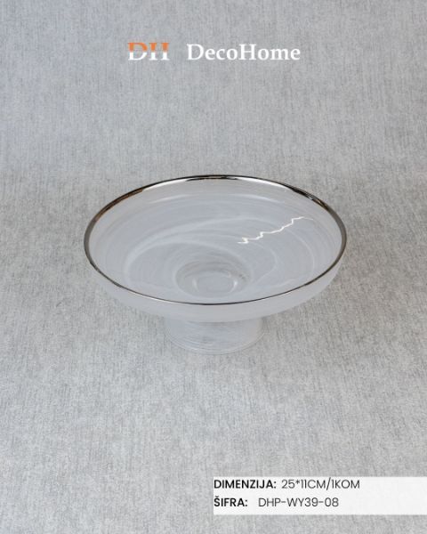 Slika Staklena činija 25*11cm / 1kom - DHP-WY39-08