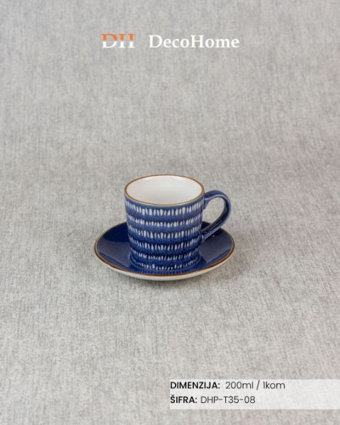 Slika Porcelanske šolje 100ml / 6kom - DHP-T35-07