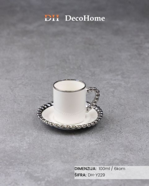 Slika Keramičke šolje 100ml / 6kom - DH-Y229