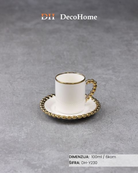 Slika Keramičke šolje 100ml / 6kom - DH-Y230