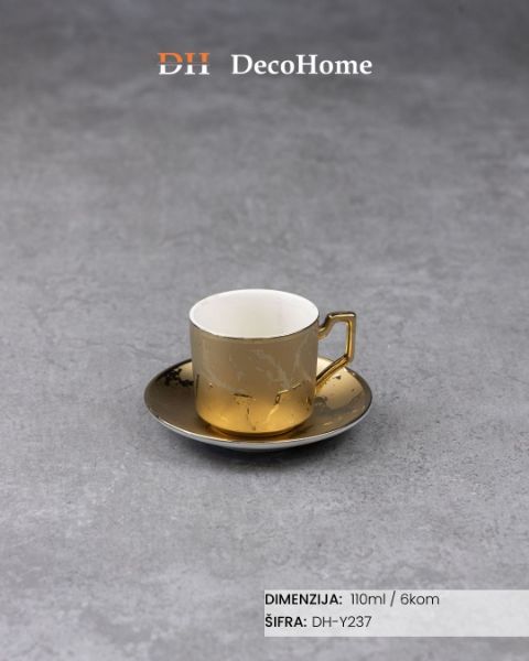 Slika Keramičke šolje 110ml / 6kom - DH-Y237