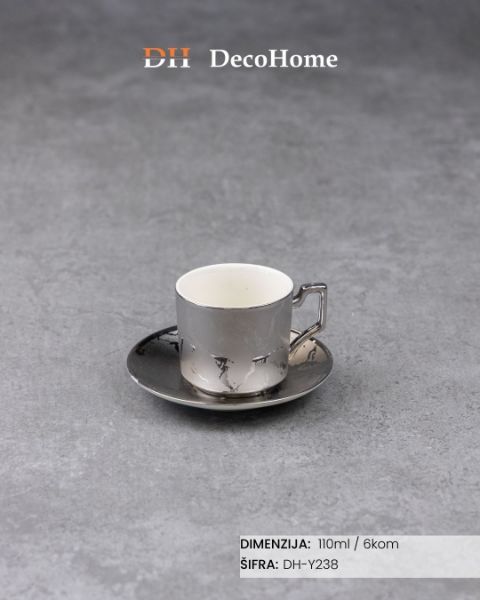 Slika Keramičke šolje 110ml / 6kom - DH-Y238