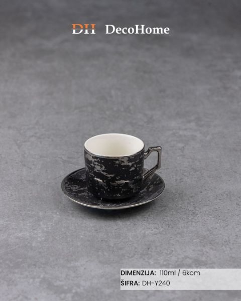 Slika Keramičke šolje 110ml / 6kom - DH-Y240