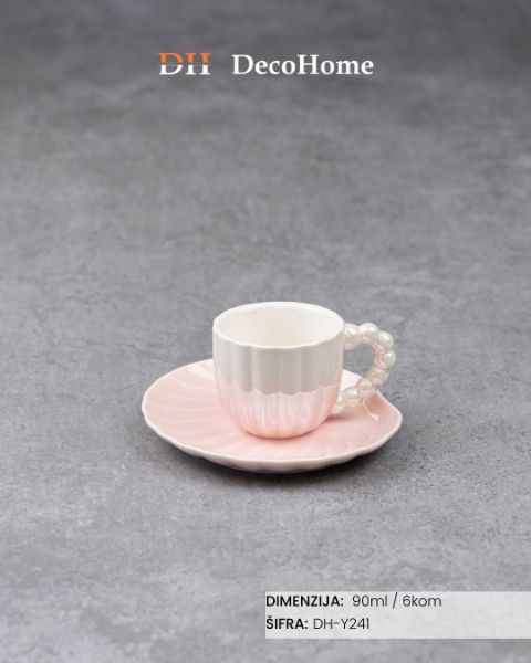 Slika Keramičke šolje 90ml / 6kom - DH-Y241