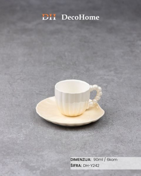 Slika Keramičke šolje 90ml / 6kom - DH-Y242