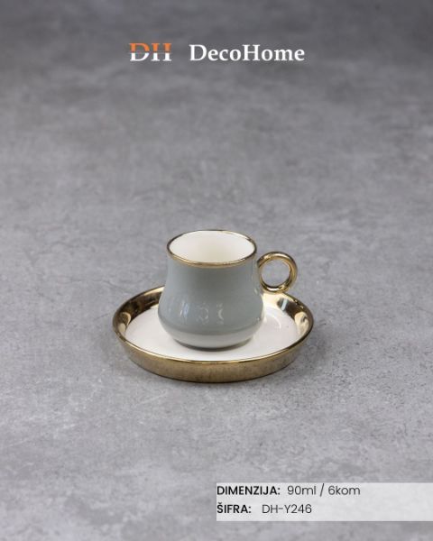 Slika Keramičke šolje 90ml / 6kom - DH-Y246