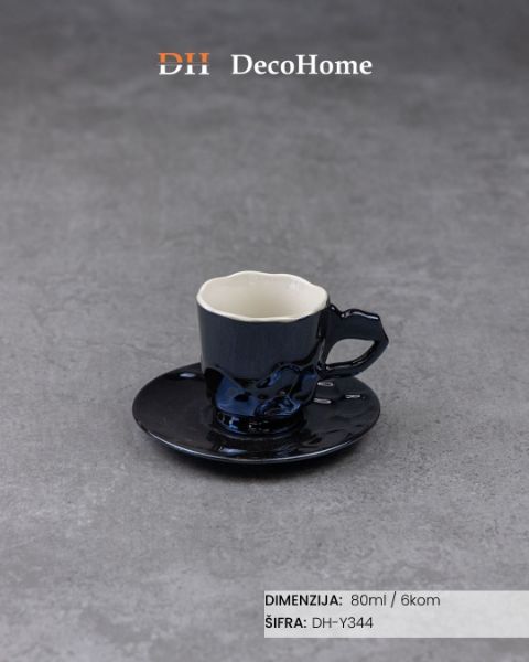 Slika Keramičke šolje 90ml / 6kom - DH-Y344