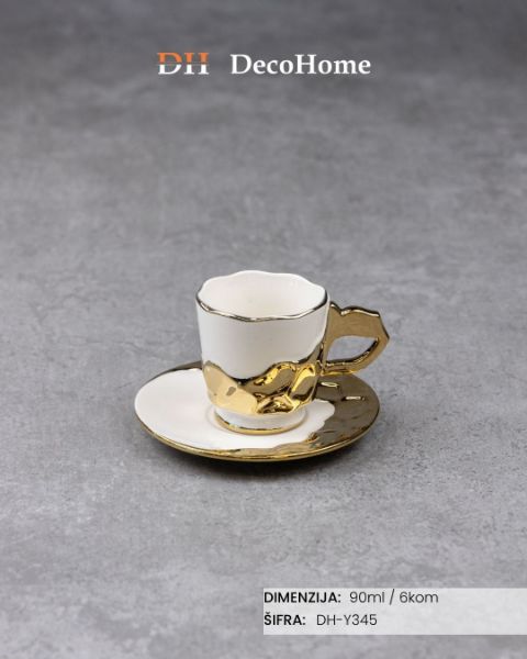 Slika Keramičke šolje 90ml / 6kom - DH-Y345