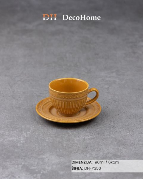 Slika Keramičke šolje 90ml / 6kom - DH-Y350