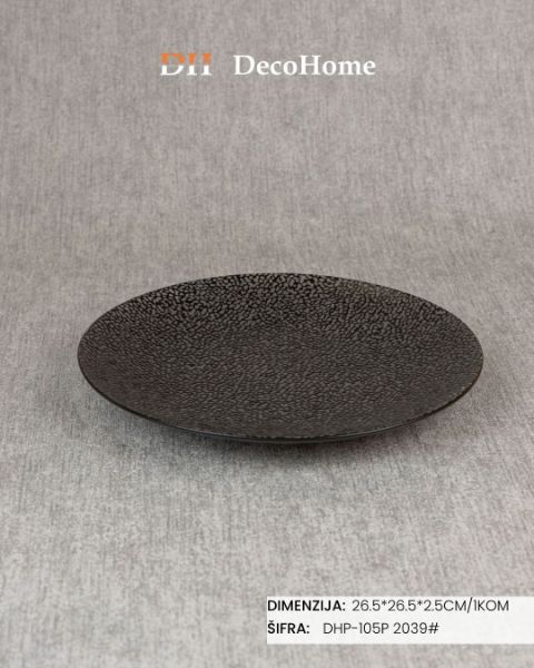 Slika Porcelanski tanjir 26.5*26.5*2.5cm /1kom - DHP-105P 2039#