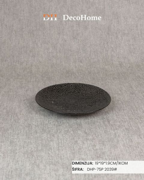 Slika Porcelanski tanjir 19*19*1.9cm / 1kom - DHP-75P 2039#