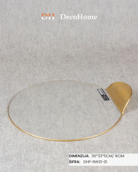 Slika Stakleni tanjir 36*33*5cm/ 1kom - DHP-RW31-01