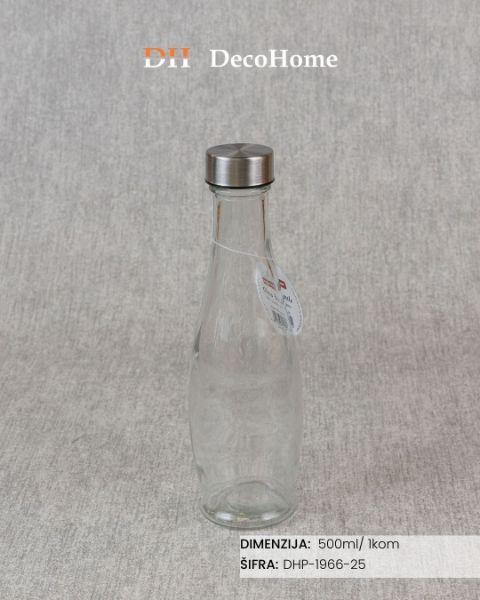 Slika Staklena flaša 500ml / 1kom - DHP-1966-25