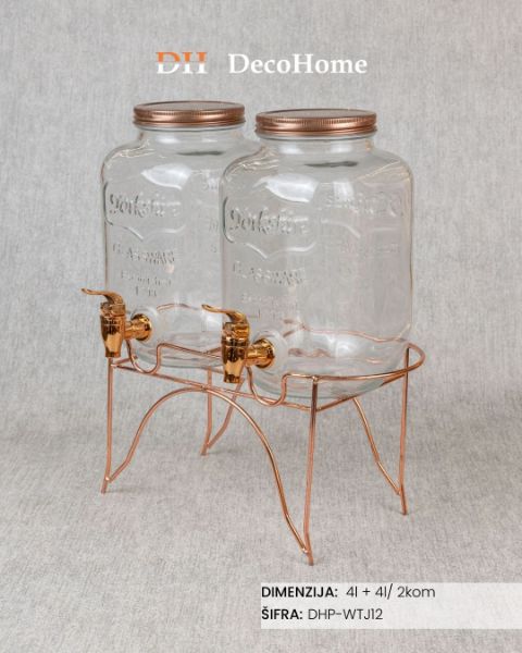 Slika Stakleni bokali 4L + 4L / 1set - DHP-WTJ12