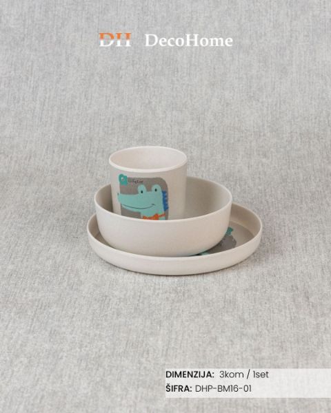 Slika Dečiji set aligator / 3kom - DHP-BM16-01