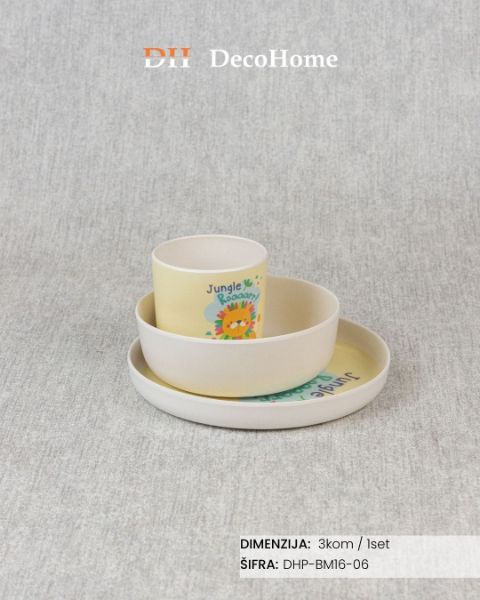 Slika Dečiji set tigar / 3kom - DHP-BM16-06