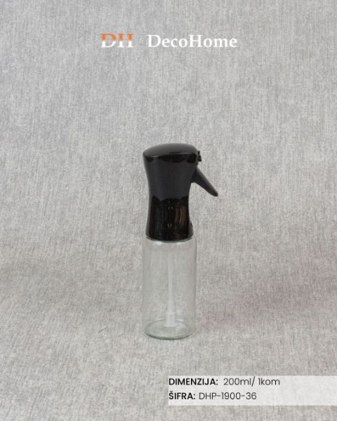 Slika Dozer za ulje sa prskalicom crni 200ml / 1kom - DHP-1900-36