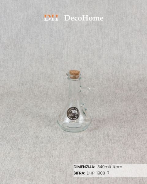 Slika Stakleni bokal za ulje 340nl / 1kom - DHP-1900-7