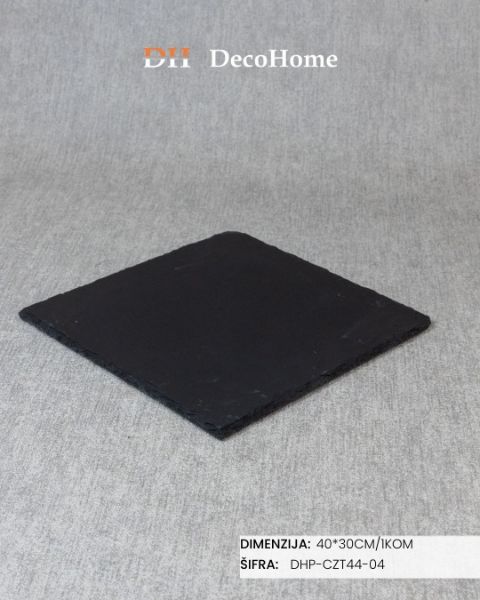 Slika Kamena plata za serviranje 40*30cm / 1kom - DHP-CZT44-04