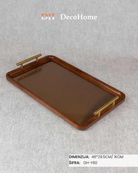 Slika Drveni poslužavnik 48*29.5/41.5*24.3/35*19.5cm / 3kom - DH-Y80