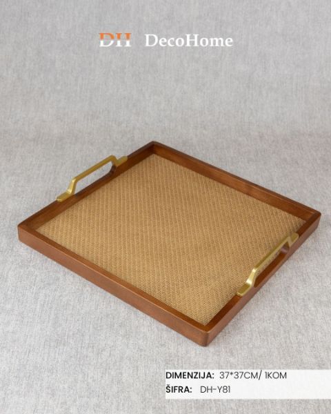 Slika Drveni poslužavnici 30.5*30/37*37cm / 2kom - DH-Y81