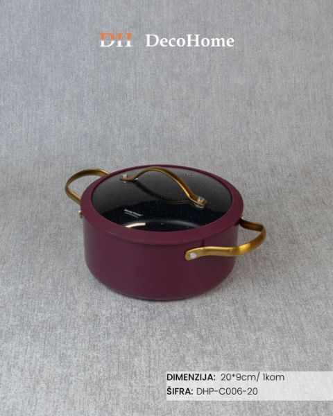 Slika Šerpa ljubičasta 20*9,0cm 2,7l / 1kom - DHP-C006-20