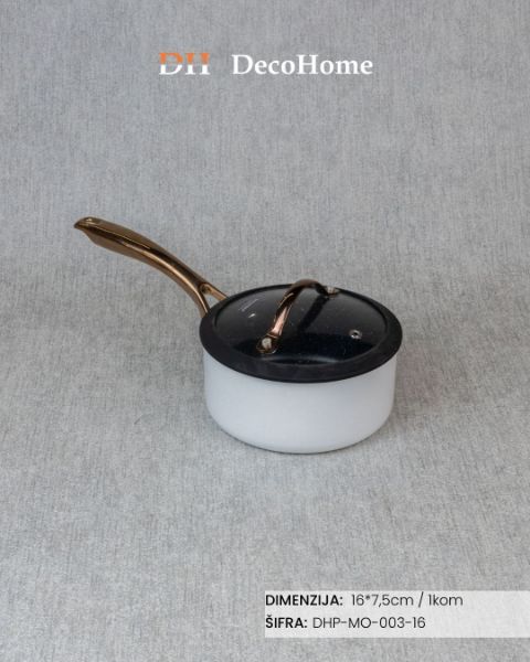 Slika Šerpa bela 16*7,5 cm 1,4 l / 1kom - DHP-MO-003-16