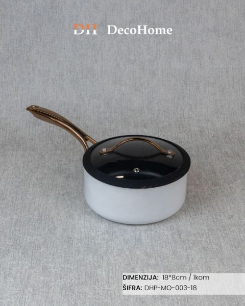 Slika Šerpa bela 18*8,0cm 1,9l / 1kom - DHP-MO-003-18