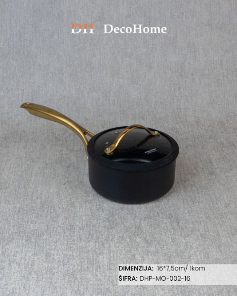 Slika Duboki tiganj crni 1,4l / 1kom - DHP-MO-002-16