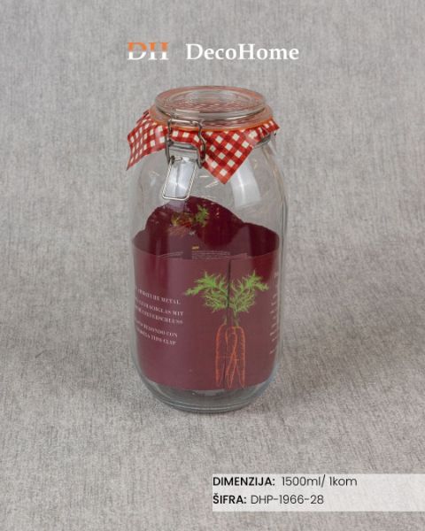 Slika Staklena tegla 1.5l / 1kom - DHP-1966-28