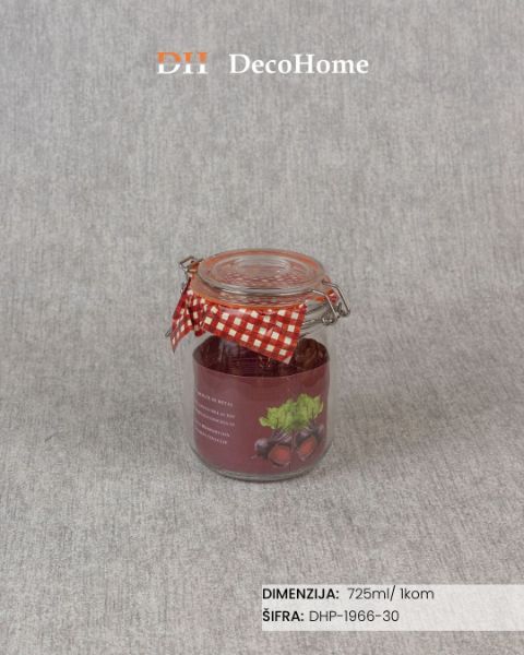Slika Staklena tegla 725ml / 1kom - DHP-1966-30