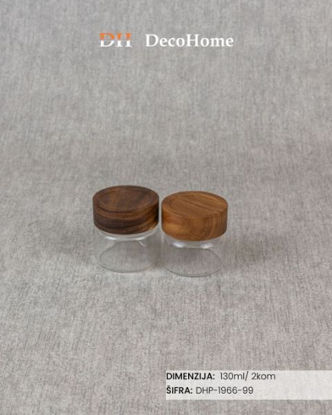 Slika Staklene tegle 130ml / 2kom - DHP-1966-99