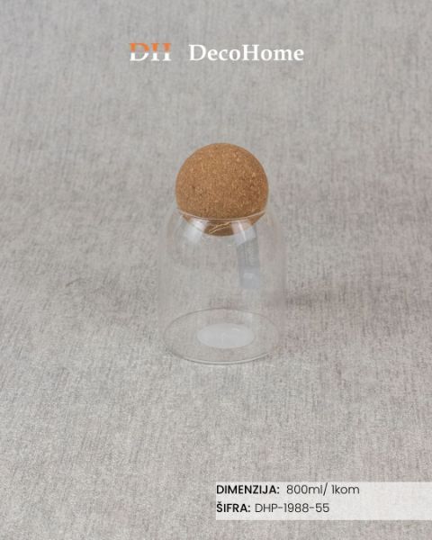 Slika Staklena tegla 800ml / 1kom - DHP-1988-55