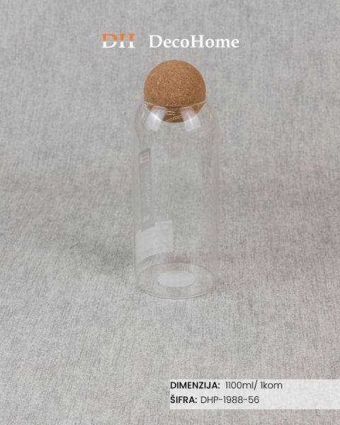 Slika Staklena tegla 1.1L / 1kom - DHP-1988-56